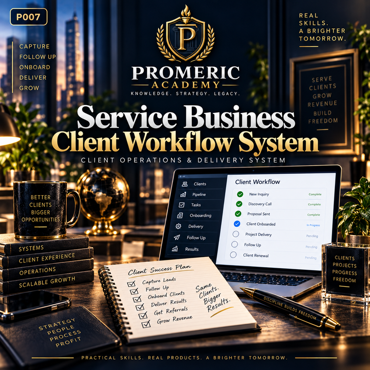 Promeric Service Business Client Workflow System