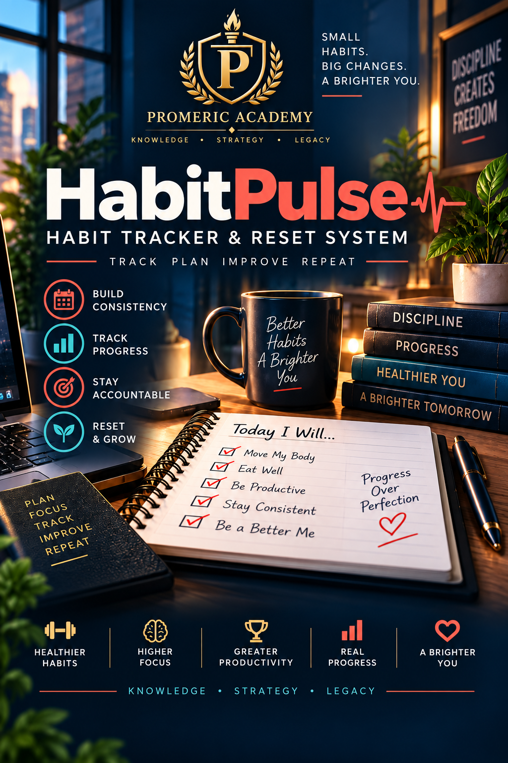 Promeric HabitPulse Pro Bundle — Advanced Habit Tracking & Review