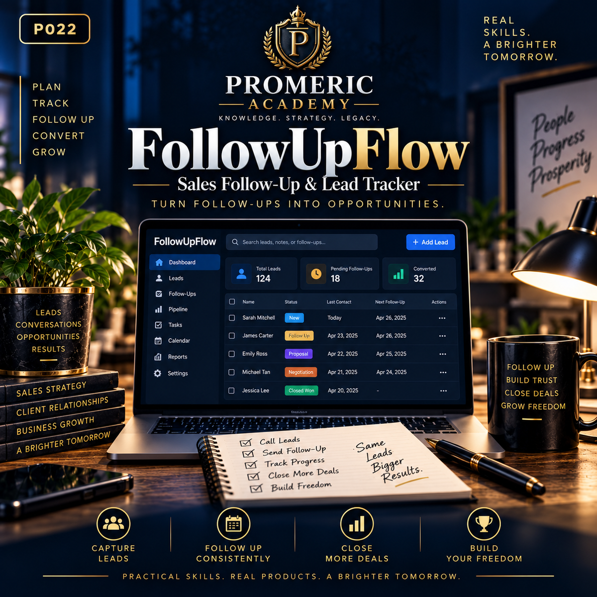 Promeric FollowUpFlow BuildLab — Build a Lead Follow-Up Product