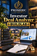 Promeric Investor Deal Analyzer BuildLab — Build a Deal Analysis Tool