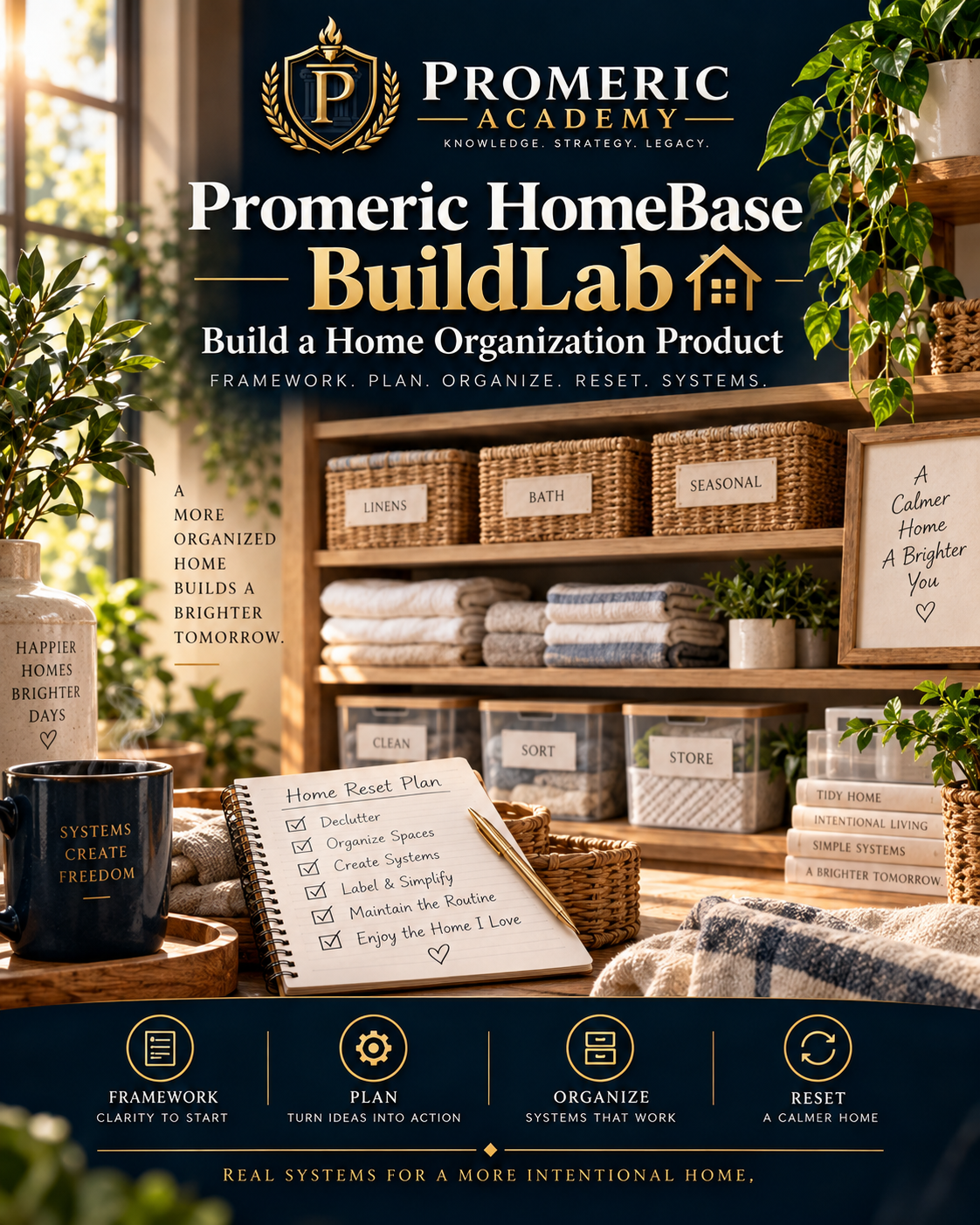 Promeric HomeBase BuildLab — Build a Home Organization Product