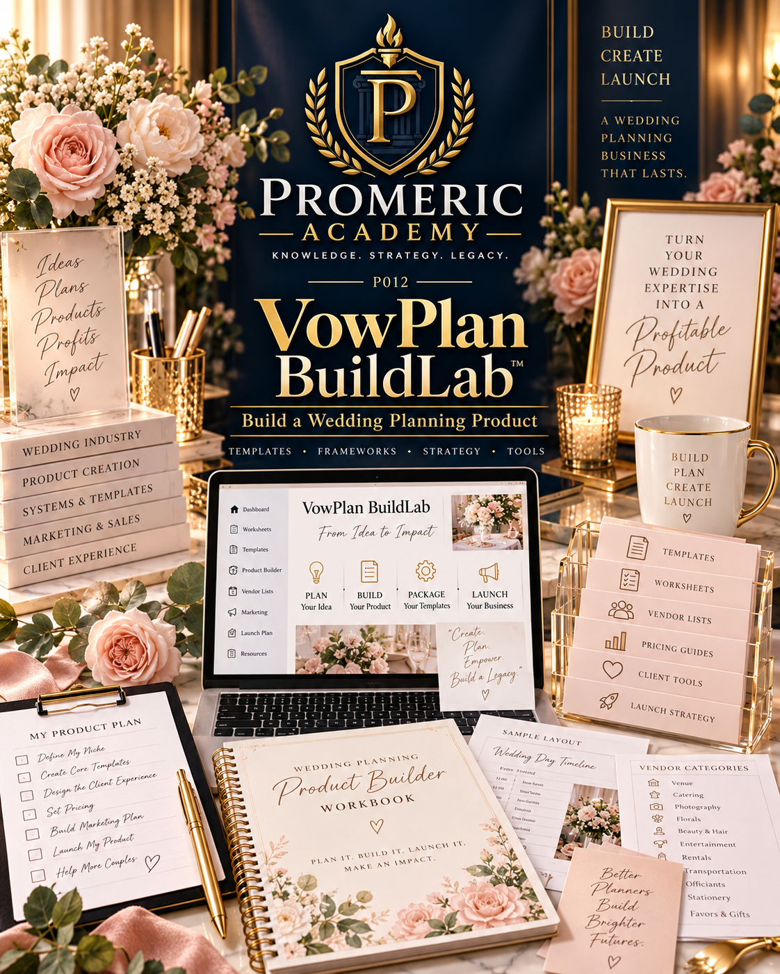 Promeric VowPlan BuildLab — Build a Wedding Planning Product
