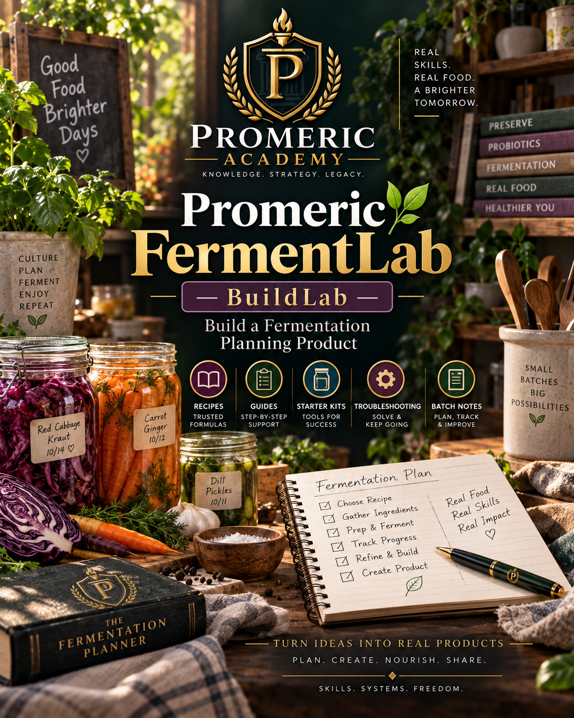 Promeric FermentLab BuildLab — Build a Fermentation Planning Product