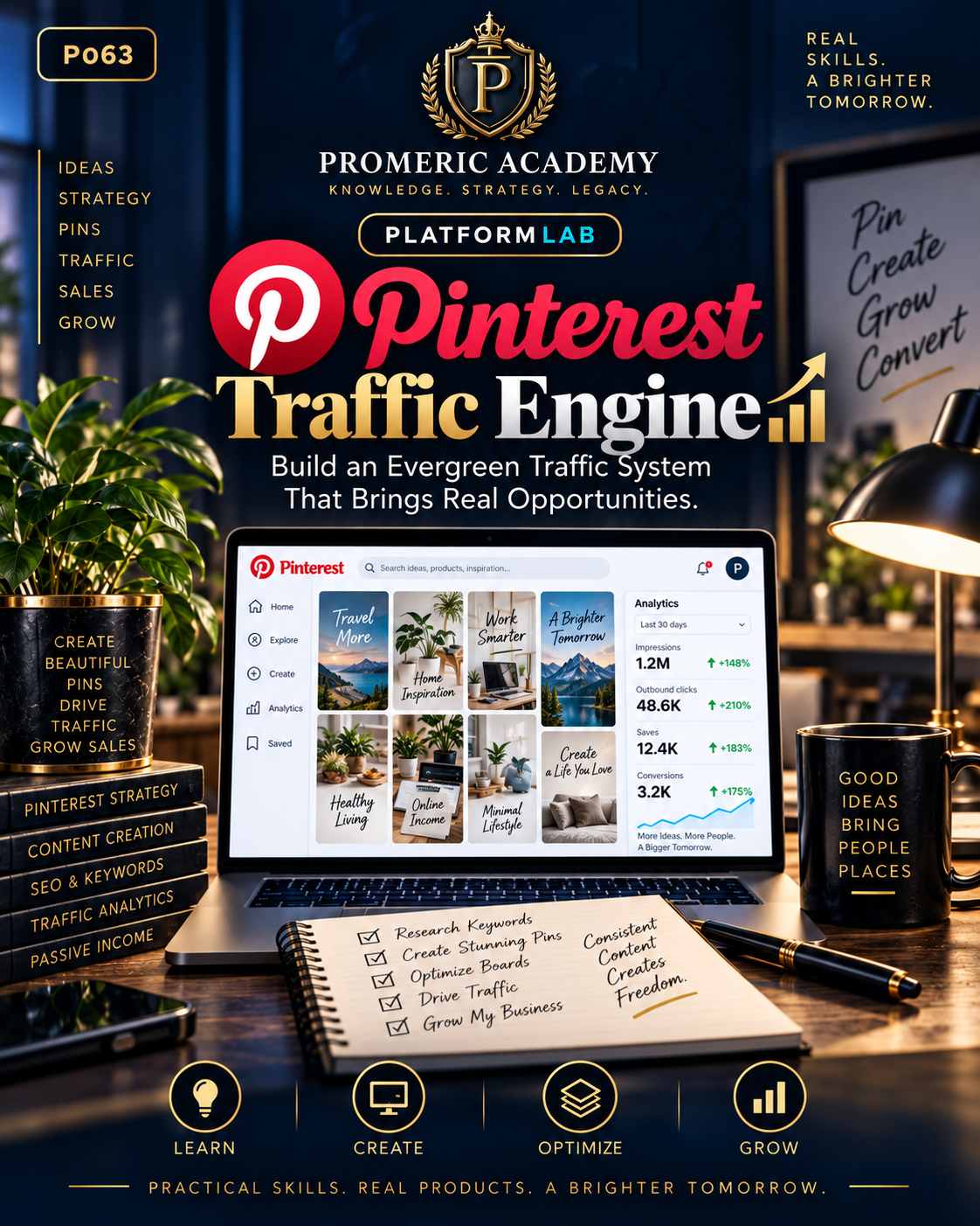 Promeric PlatformLab — Pinterest Traffic Engine