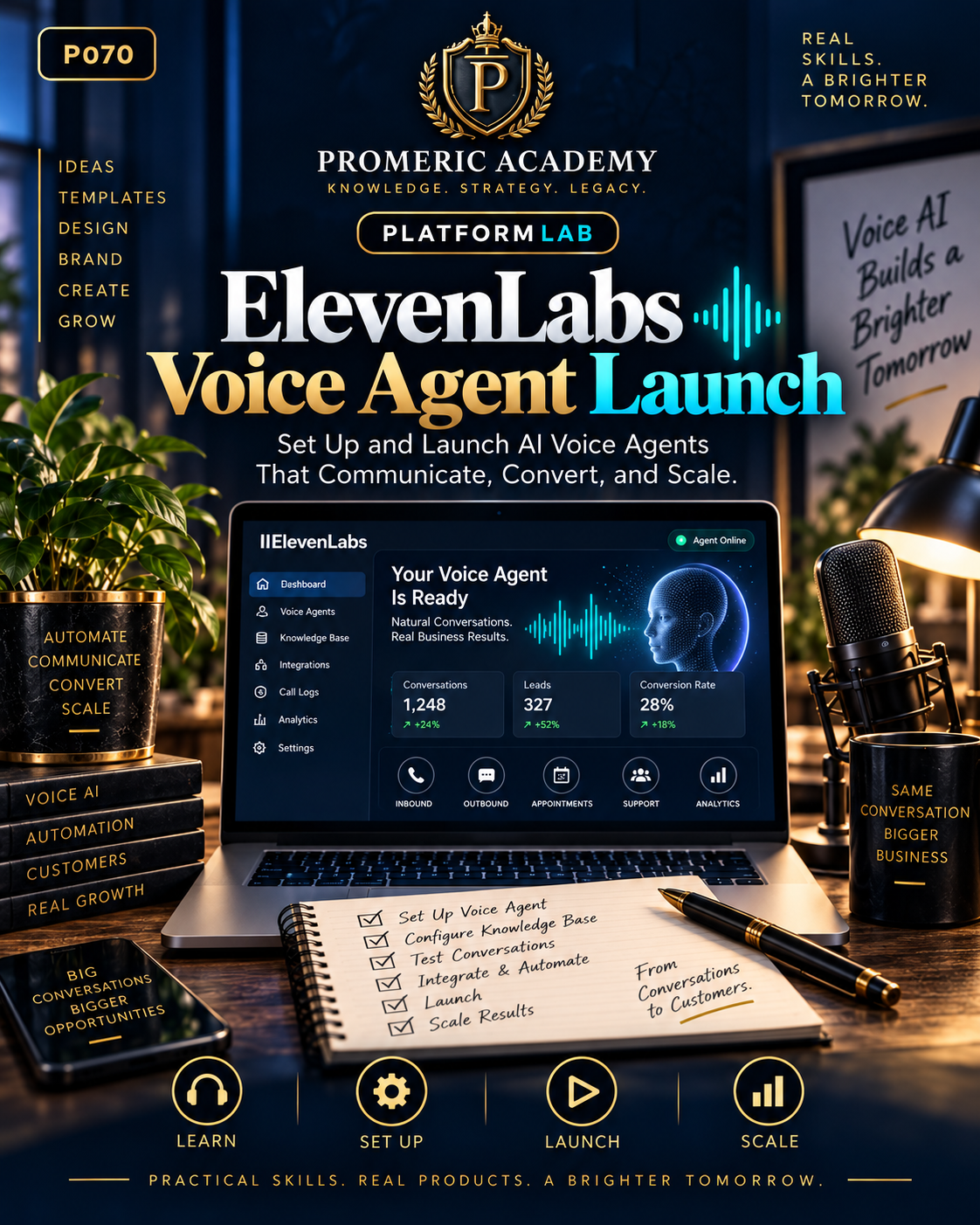 Promeric PlatformLab — ElevenLabs Voice Agent Launch