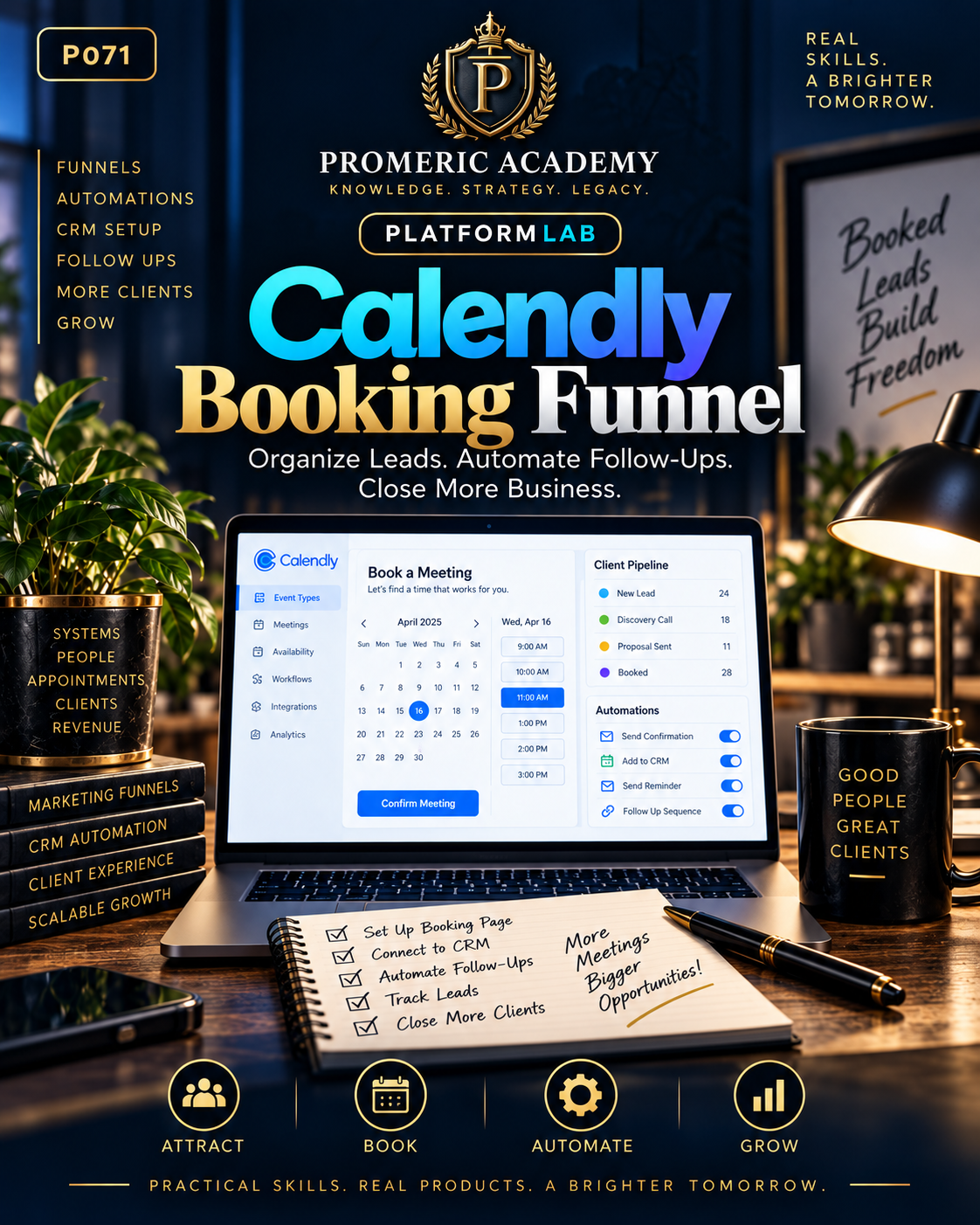 Promeric PlatformLab — Calendly Booking Funnel
