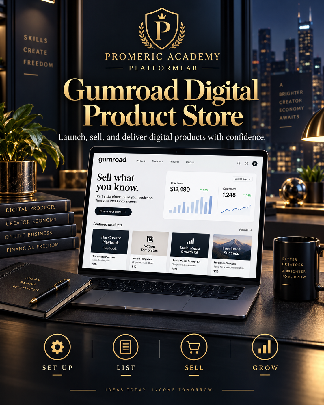Promeric PlatformLab — Gumroad Digital Product Store