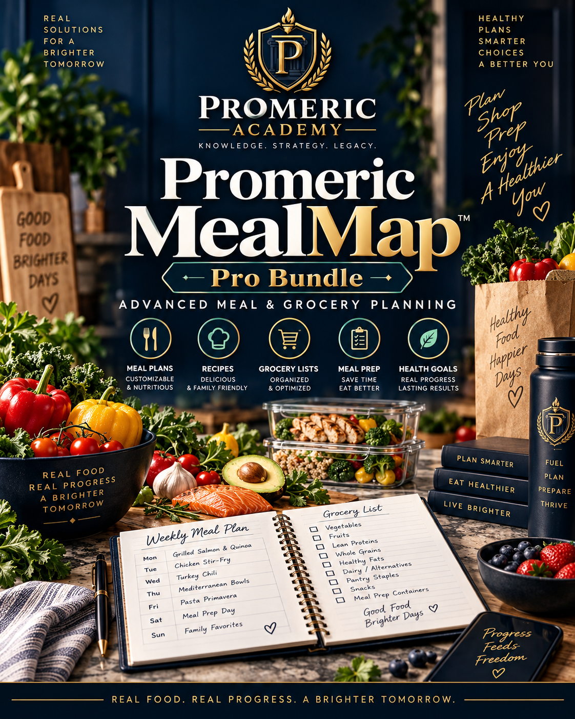 Promeric MealMap Pro Bundle — Advanced Meal & Grocery Planning