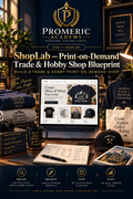 Promeric ShopLab — Print-on-Demand Trade & Hobby Shop Blueprint