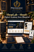 Promeric ShopLab — Shopify Digital Academy Store Blueprint