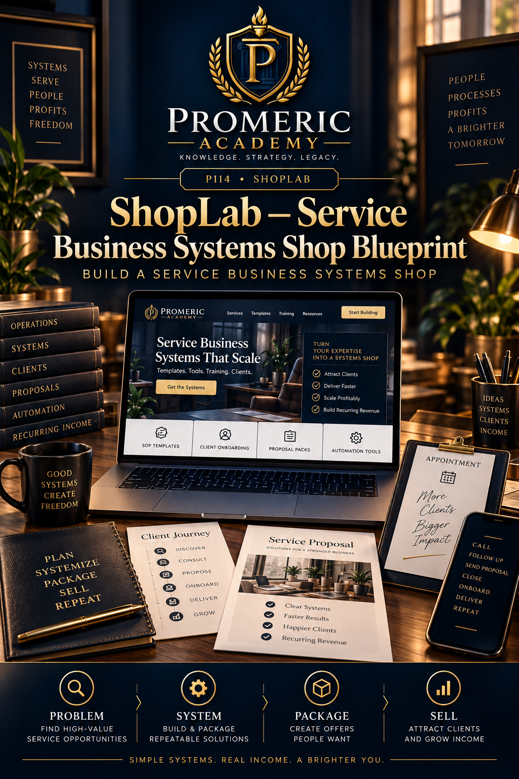 Promeric ShopLab — Service Business Systems Shop Blueprint