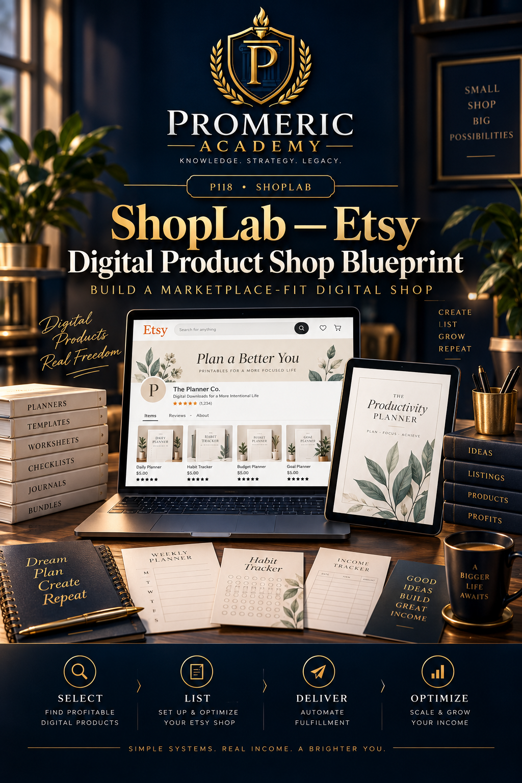 Promeric ShopLab — Etsy Digital Product Shop Blueprint