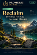 Promeric Reclaim — Personal Reset & Recovery Planner