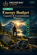 Promeric Energy Budget — Capacity & Commitments Planner