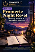 Promeric Night Reset — Evening Review & Tomorrow Planner