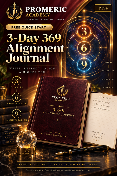 Promeric 3-Day 369 Alignment Journal