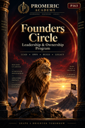 Promeric Founders Circle — Leadership & Ownership Program