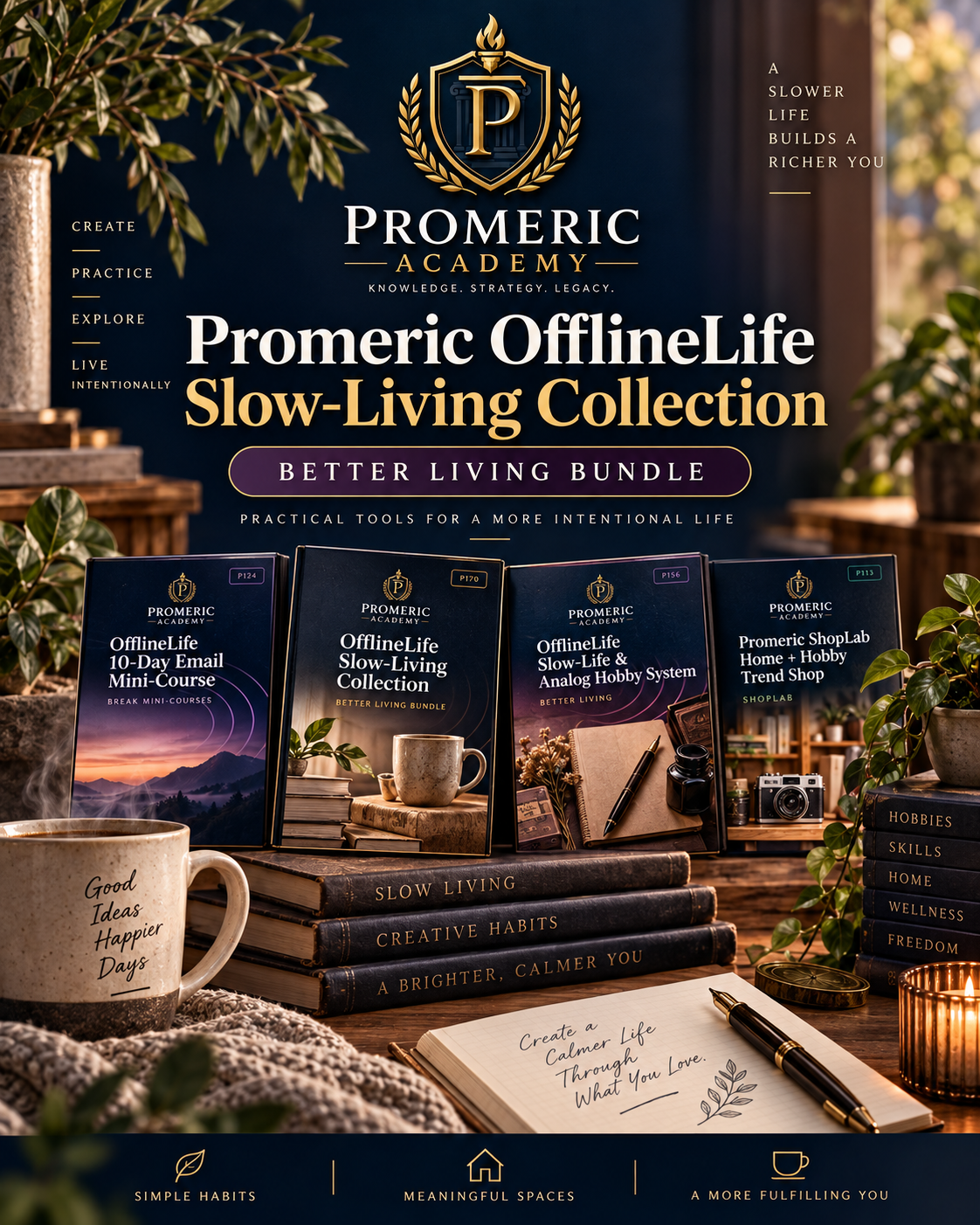 Promeric OfflineLife Slow-Living Collection